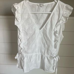 White Madewell Blouse
